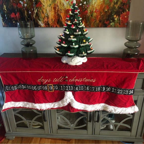 Retro Christmas mantle decoration - Picture 1 of 5